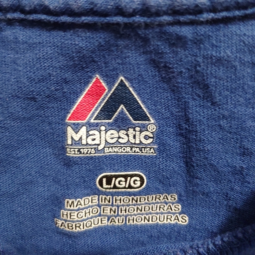 Chicago Cubs Majestic Deep Blue Big logo T-shirt - Picture 5 of 5